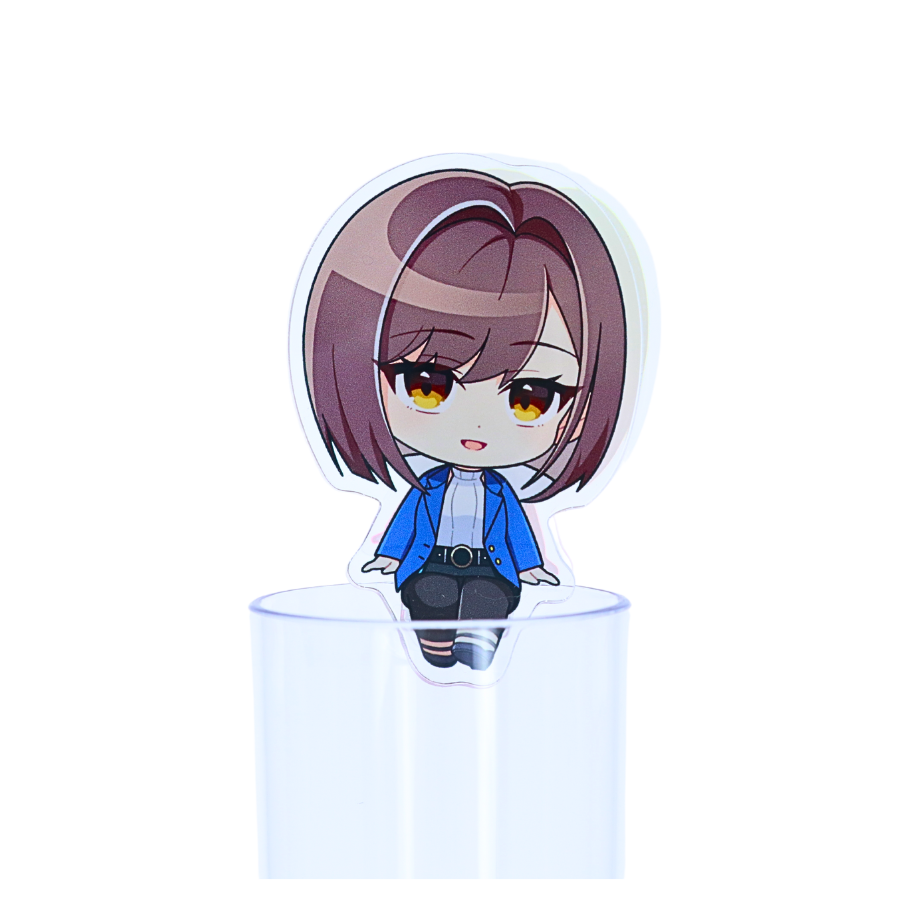 ふちともアクリルクリップ